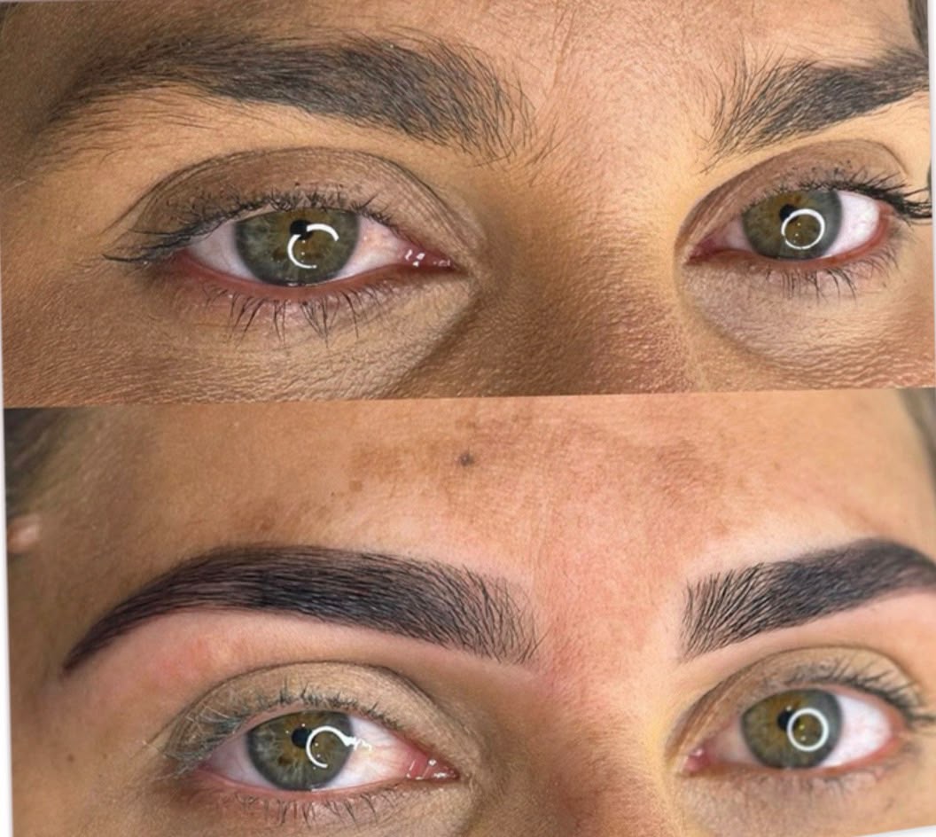 Design de sobrancelhas com henna